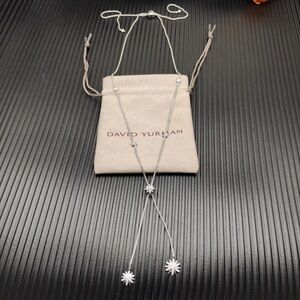 David Yurman Silver Star Charm Necklace